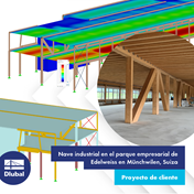 Nave industrial en el parque empresarial de Edelweiss en Münchwilen, Suiza