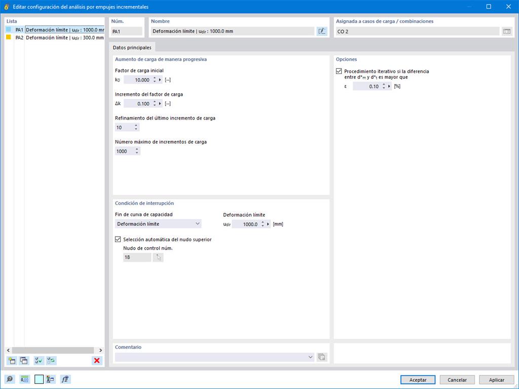 Característica 002605 | Entrada de datos