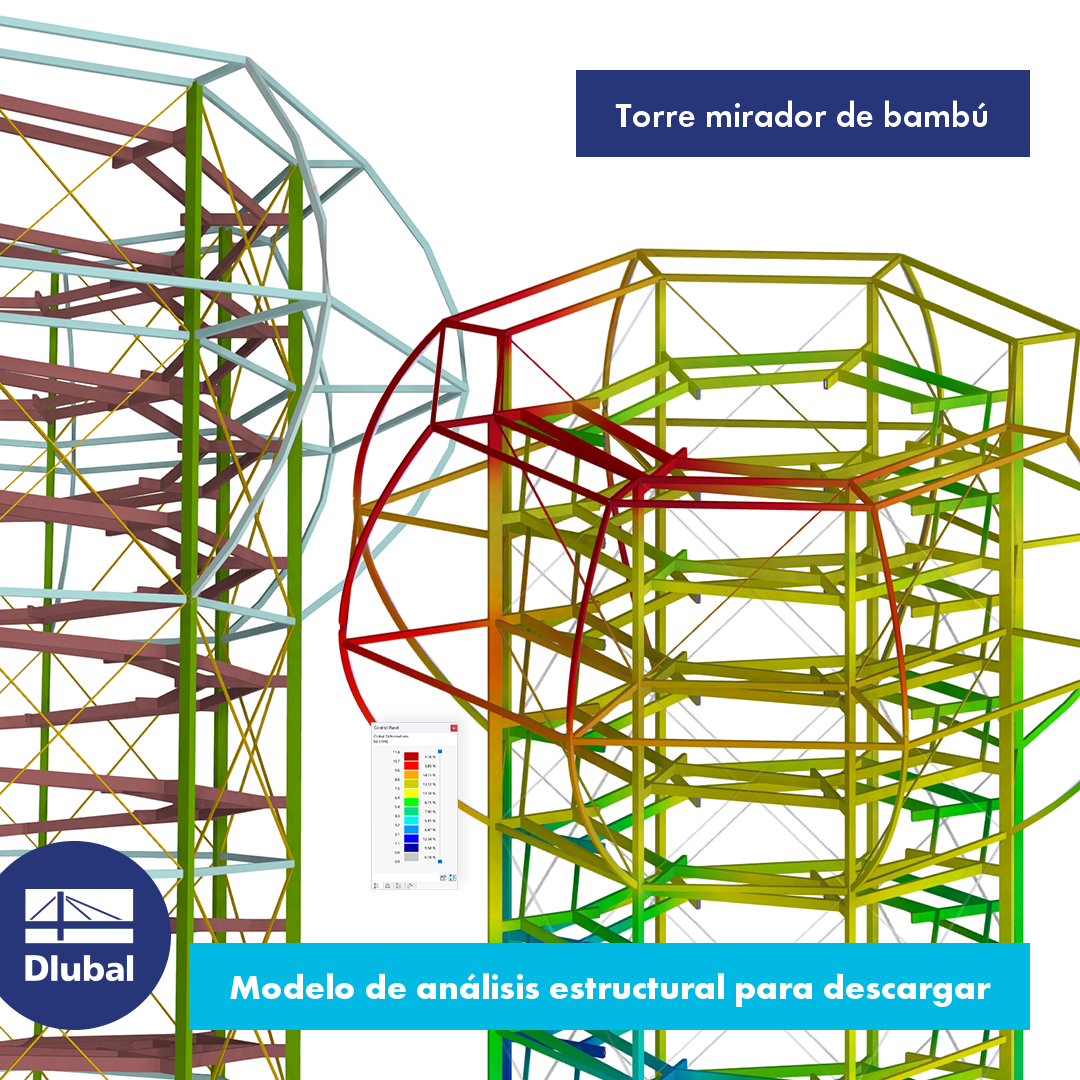 Torre mirador de bambú