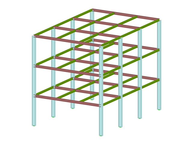 Modelo 004258 | Estructura de acero