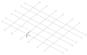 Líneas auxiliares paralelas a los ejes X e Y