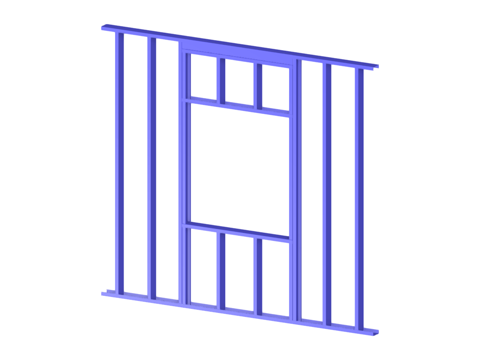 Modelo 004315 | Panel de estructura de acero