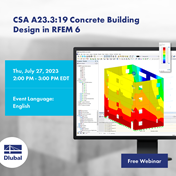 CSA A23.3: 19 Diseño de edificios de hormigón en RFEM 6