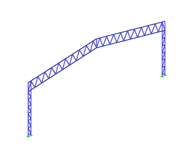 Modelo 004337 | Portal con secciones tubulares