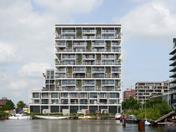 Edificio residencial BSH20A "Stories" en Ámsterdam, Países Bajos | © MWA Hart Nibbrig, Ámsterdam