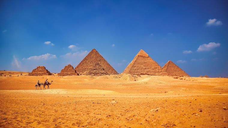 Las pirámides de Gizeh