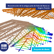 Reconstrucción de la antigua pista de hielo de Haras en Angers, Francia