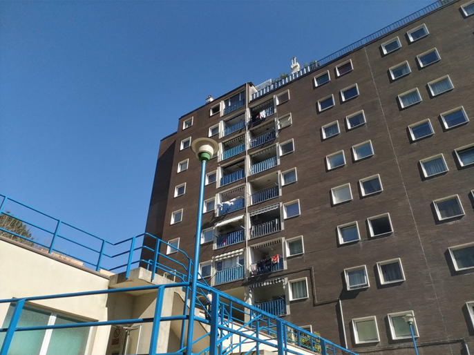 Edificios residenciales en Trieste, Italia