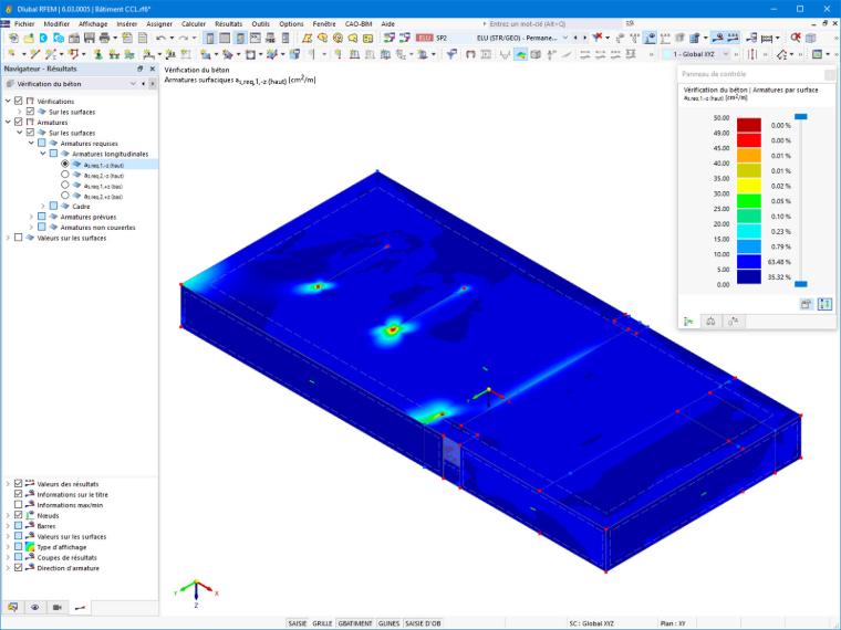 GT000469 | Distribución de la armadura superior en muros y losas en LLC