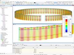 Modelo de RFEM de la fachada del NIO User Experience Center en Hefei, China