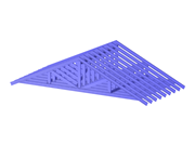 Modelo 004491 | Estructura de cubierta con estructura de acero