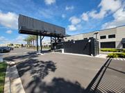 Vista posterior de la estructura del contenedor | © Modular Structural Consultants LLC