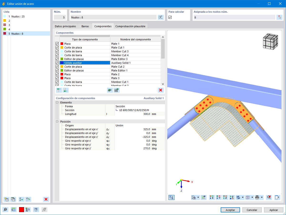Característica 002688 | Componente "Sólido auxiliar"