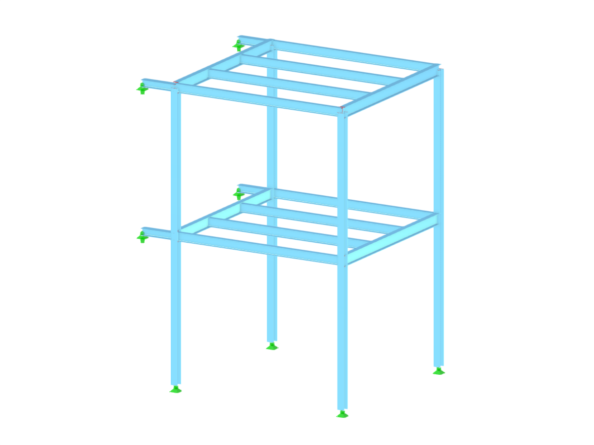 Modelo 004606 | Estructura de acero