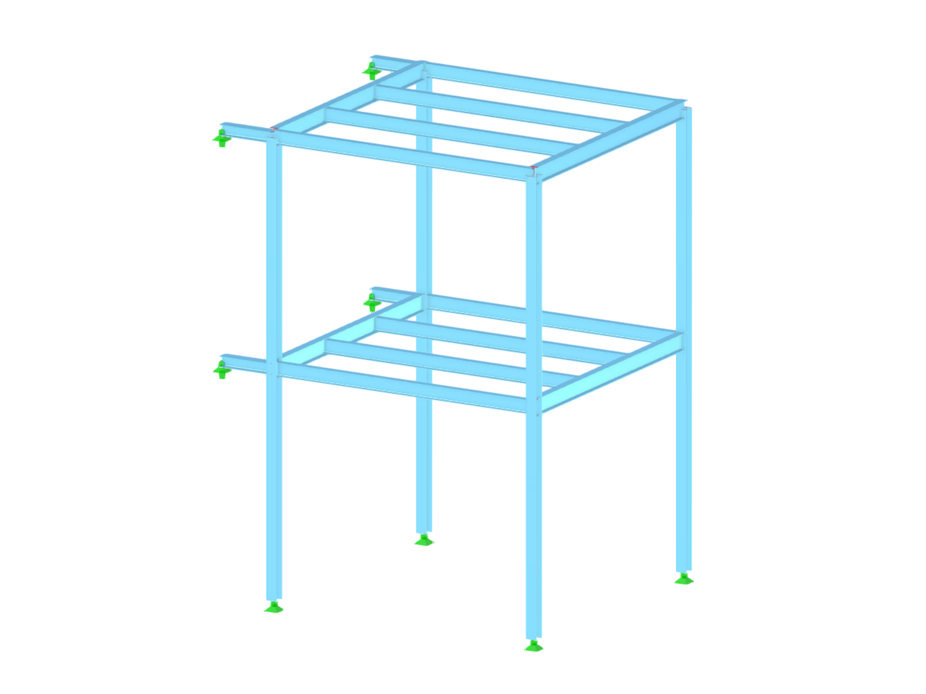 Modelo 004606 | Estructura de acero