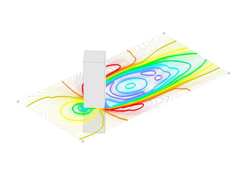 Isolíneas de velocidad del viento