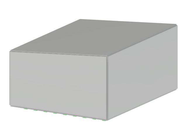 Modelo 004660 | Envolvente del edificio con cubierta plana