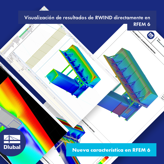 Visualización de resultados de RWIND directamente en RFEM 6