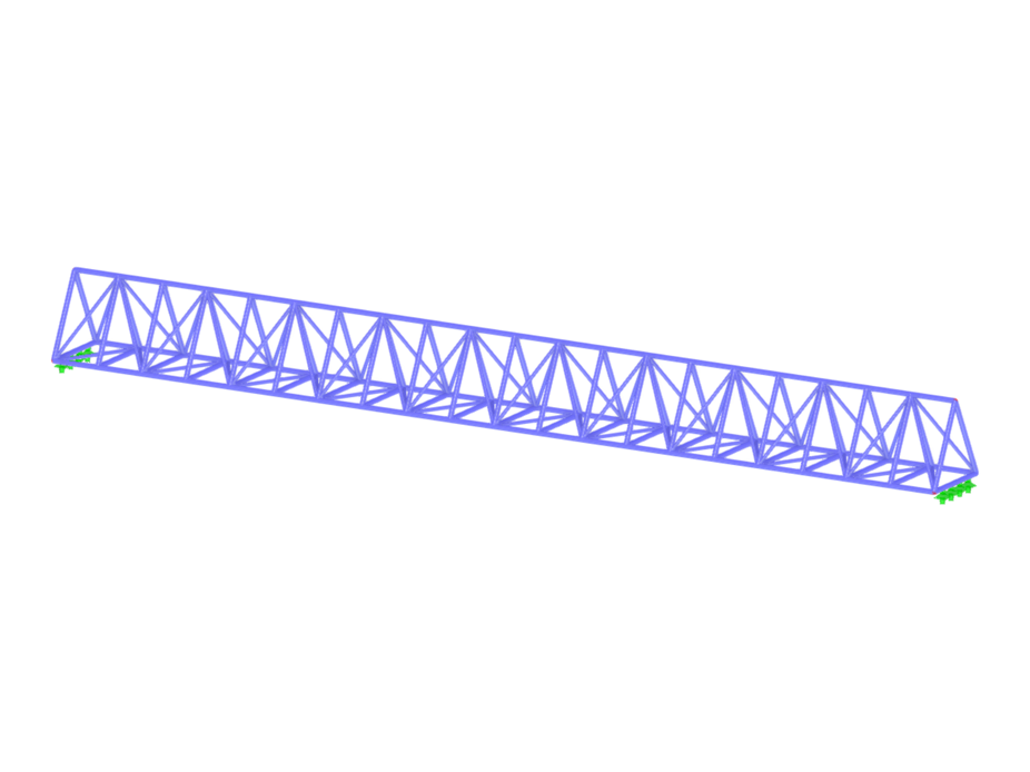 Modelo 004672 | Viga de celosía triangular