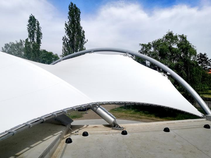 CP 001290 | Detalle de la conexión de la estructura y la membrana | © Carl Stahl & spol. s r.o.