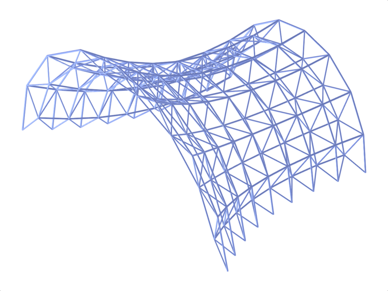GT000480 | Cálculo de la estructura de la cubierta de un escenario al aire libre