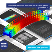 Análisis de estructuras avanzado con la API de Python para RFEM 6
