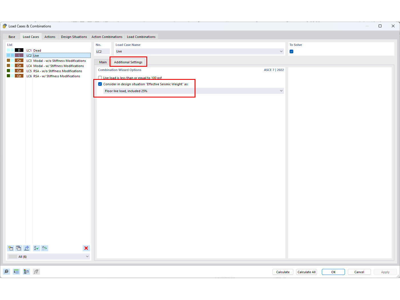KB 001877 | ASCE 7-22 y NBC 2020 Consideraciones sísmicas P-Delta en RFEM 6