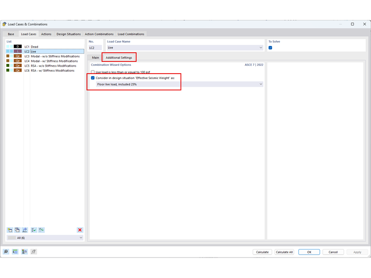 KB 001877 | ASCE 7-22 y NBC 2020 Consideraciones sísmicas P-Delta en RFEM 6