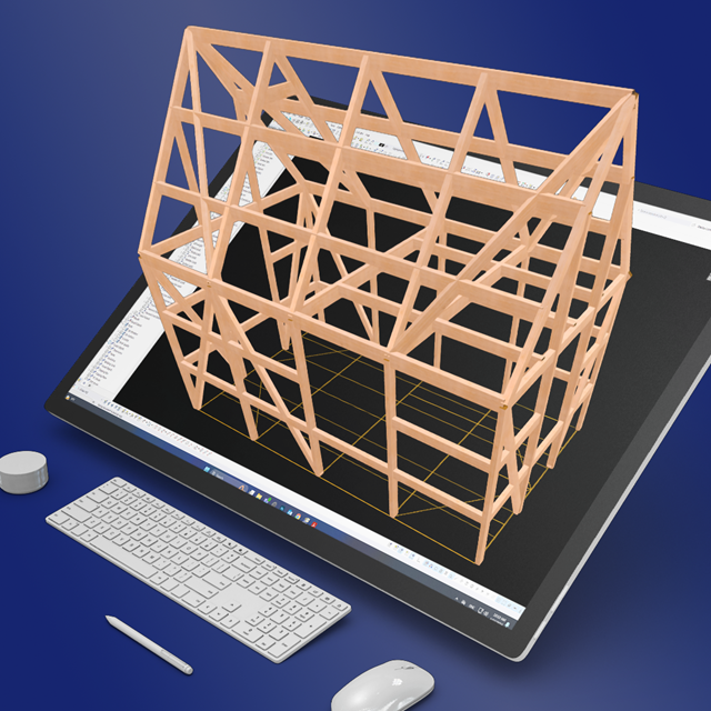 Nuevo modelo | Edificio de entramado de madera