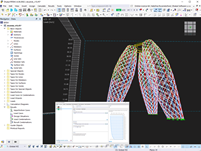Estructura de torre con generación de cargas de viento en RFEM 6
