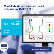 Modelado de secciones de pared delgada en RSECTION 1