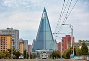 El hotel Ryugyong en Pyongyang debería convertirse en el orgullo de Corea del Norte.