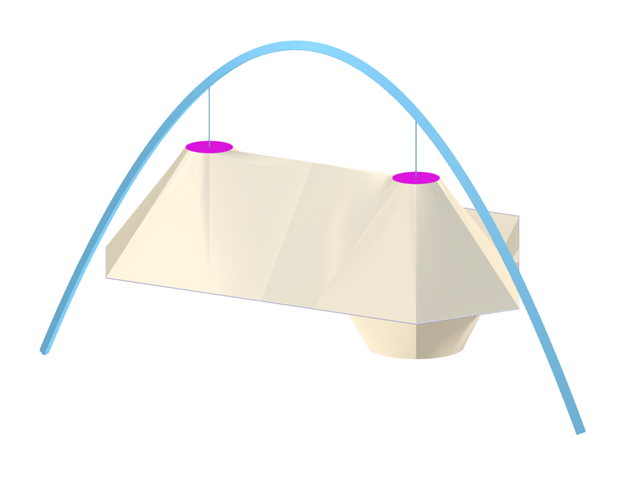 Modelo 004875 | Estructura de membrana de cono y embudo