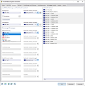 Visualización de las opciones para seleccionar las normas relevantes para el cálculo de cimentaciones de hormigón.