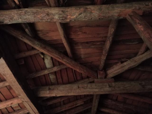 Detalle del techo de madera © Xavier Bueno Llasat