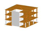 Modelo 004992 | Hotel alpino de madera laminada encolada