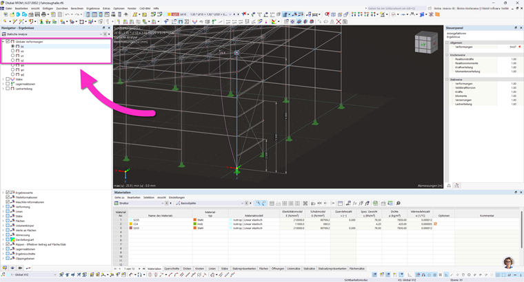 Pregunta frecuente 005569 | ¿Cómo puedo mostrar la flecha de una barra directamente en el modelo?