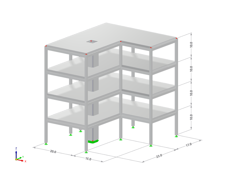KB 001885 | Evaluación del desplome de plantas bajo cargas sísmicas según ASCE 7-22 y modelo de edificio