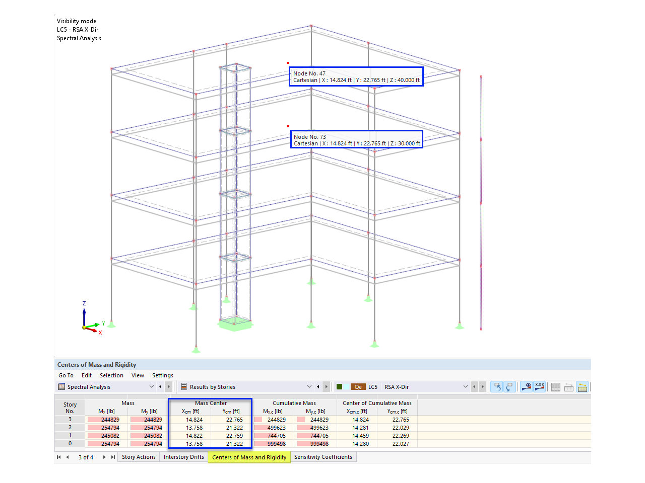 KB 001885 | Evaluación del Desplome entre plantas bajo cargas sísmicas según ASCE 7-22 y modelo de edificio