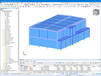Modelo de RFEM del edificio de oficinas | © GH - Hervouet
