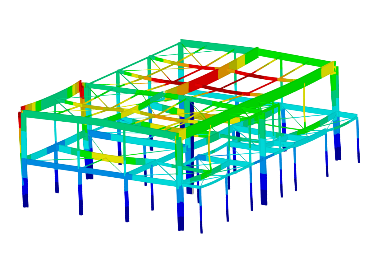 Deformaciones Del Edificio De Oficinas En RFEM GH Hervouet Deformaciones del edificio de oficinas en rfem gh hervouet