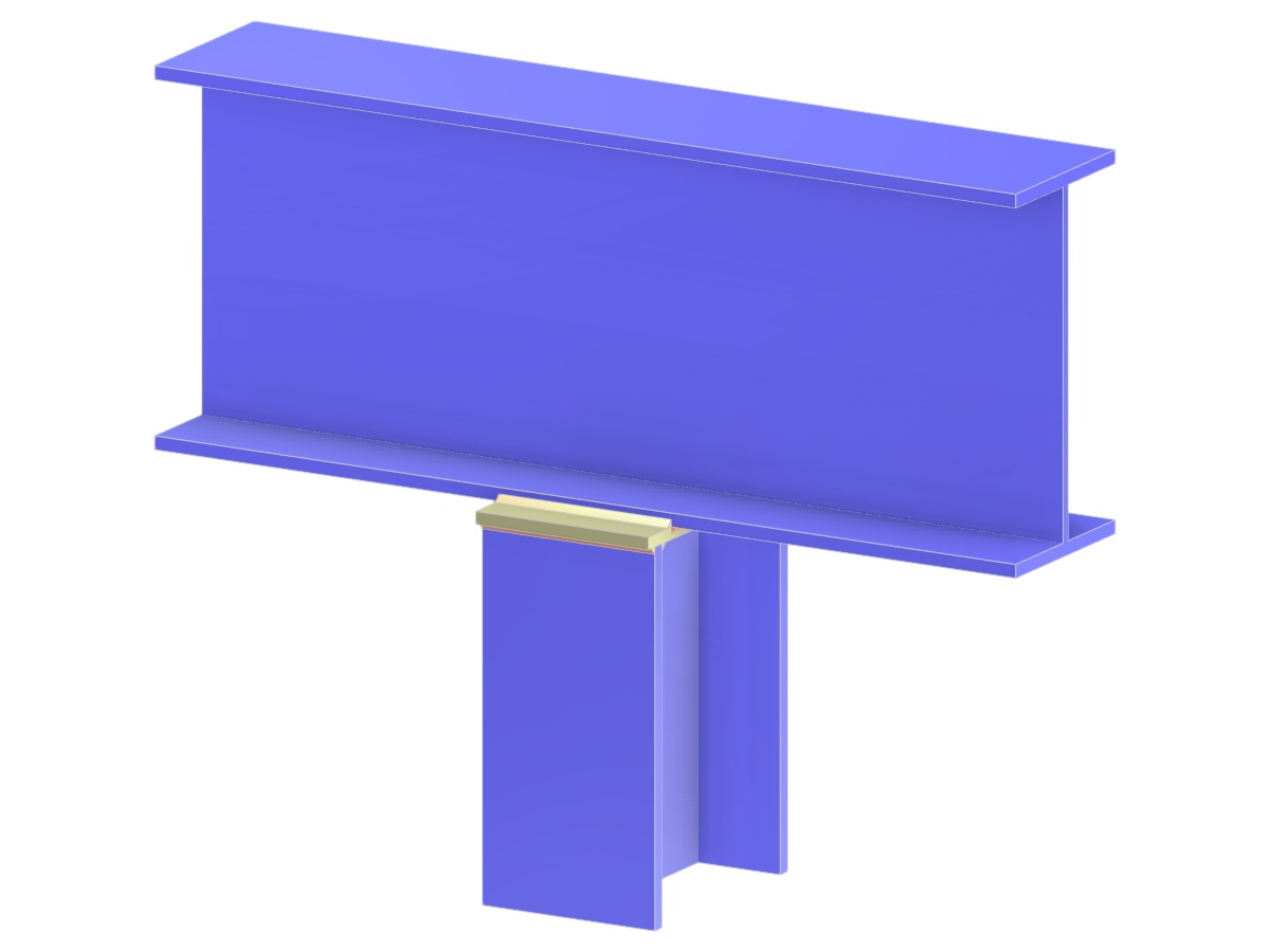 Modelo 005127 | Conexión columna a ala de viga mediante placa de extremo de altura completa