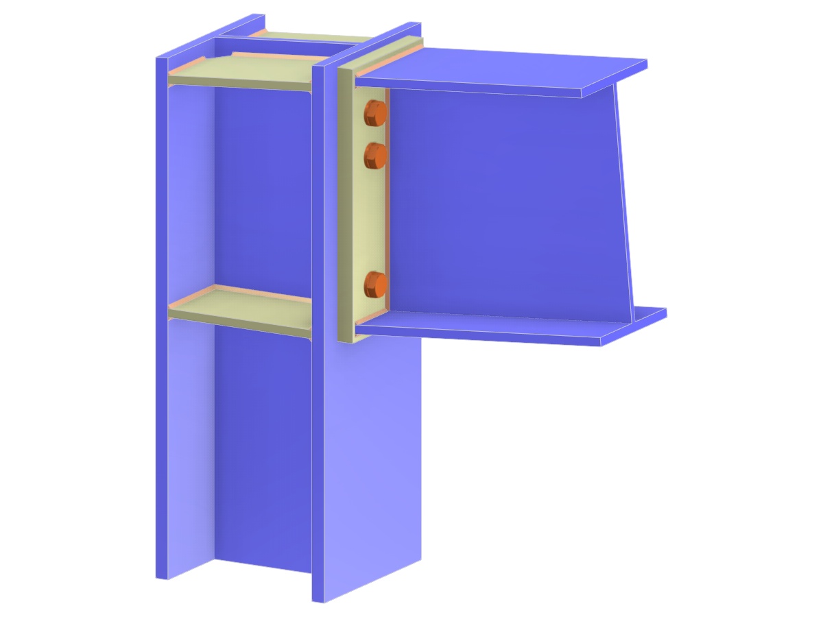 Modelo 005141 | Unión viga a ala de columna mediante placa de extremo de altura completa
