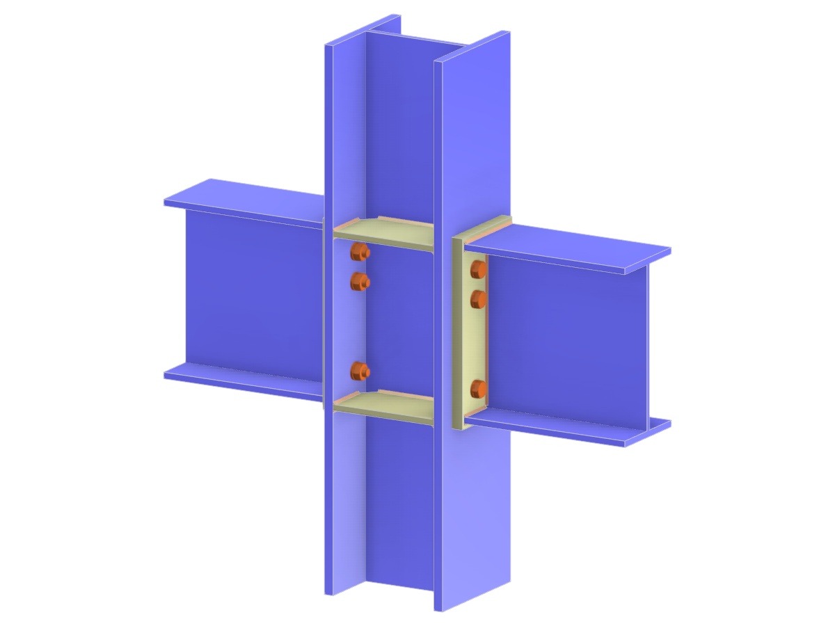 Modelo 005167 | Conexión viga a ala de columna mediante placa de extremo de profundidad completa
