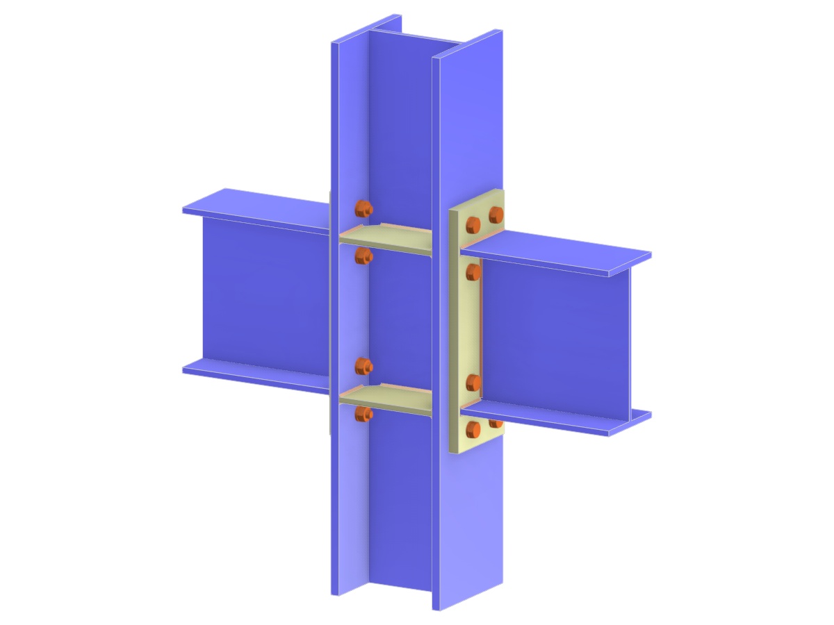 Modelo 005175 | Conexión de viga a ala de columna mediante placa de extremo extendida