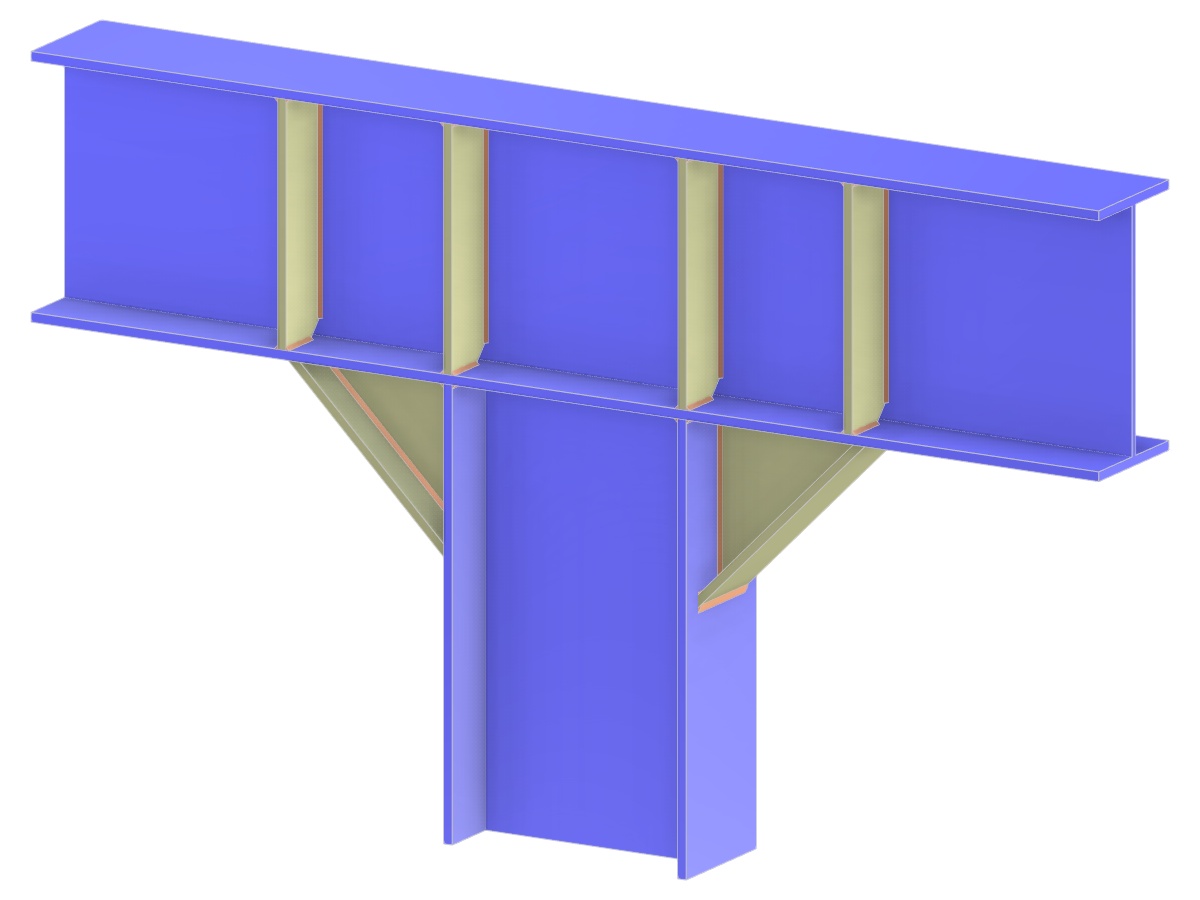 Modelo 005190 | Conexión de columna a ala de viga con cartela