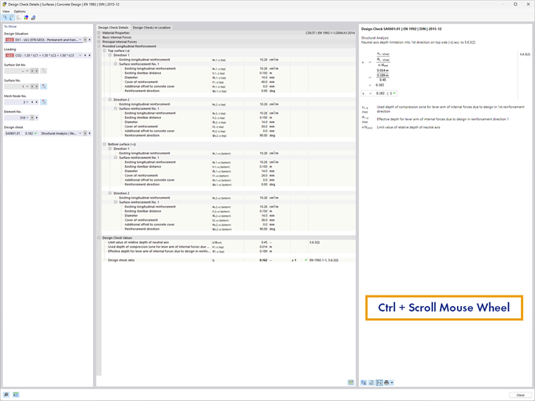 Pregunta frecuente 005633 | ¿Cómo puedo cambiar el tamaño de visualización de las fórmulas en los detalles de resultados?