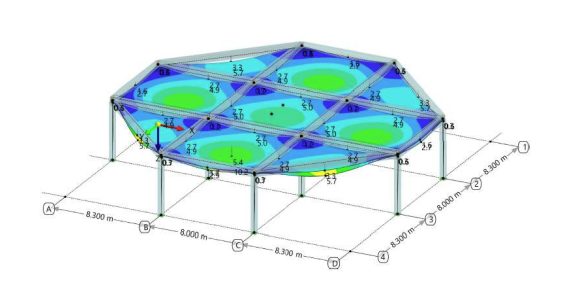 Tesis de Grado 000509 | Estructura de hormigón armado para helipuerto en azotera de hospital