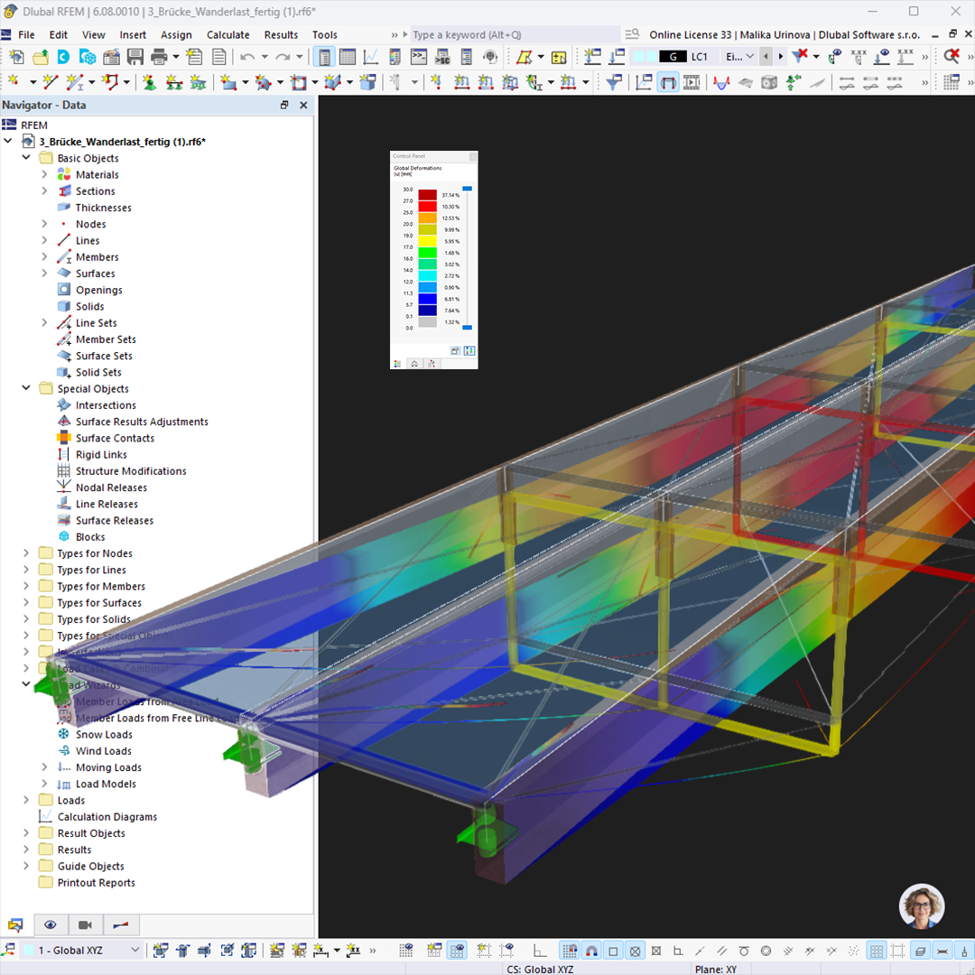 Modelo para descargar | Puente mixto de madera y acero