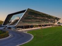 Estructura arquitectónica de la tienda insignia BORA en Herford, proyecto de Werkraum Ingenieure